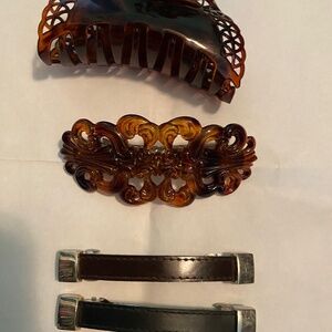 Set of 4 Hair clips-claw clips-barrettes